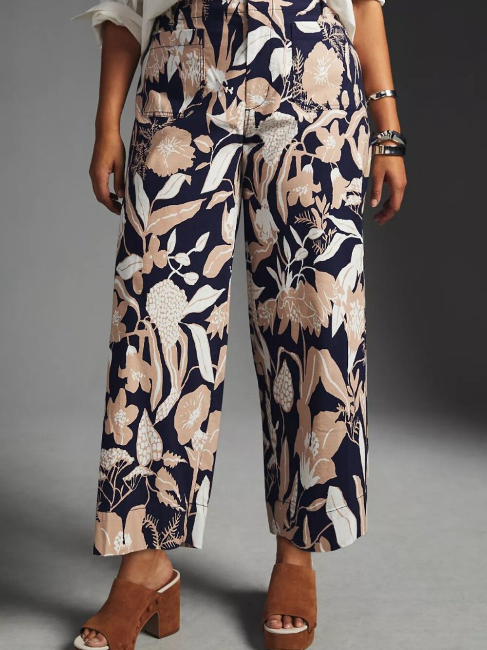 Anthropologie x Jo Faulkner High Rise Wide Leg Colette Pants 18W - NEW